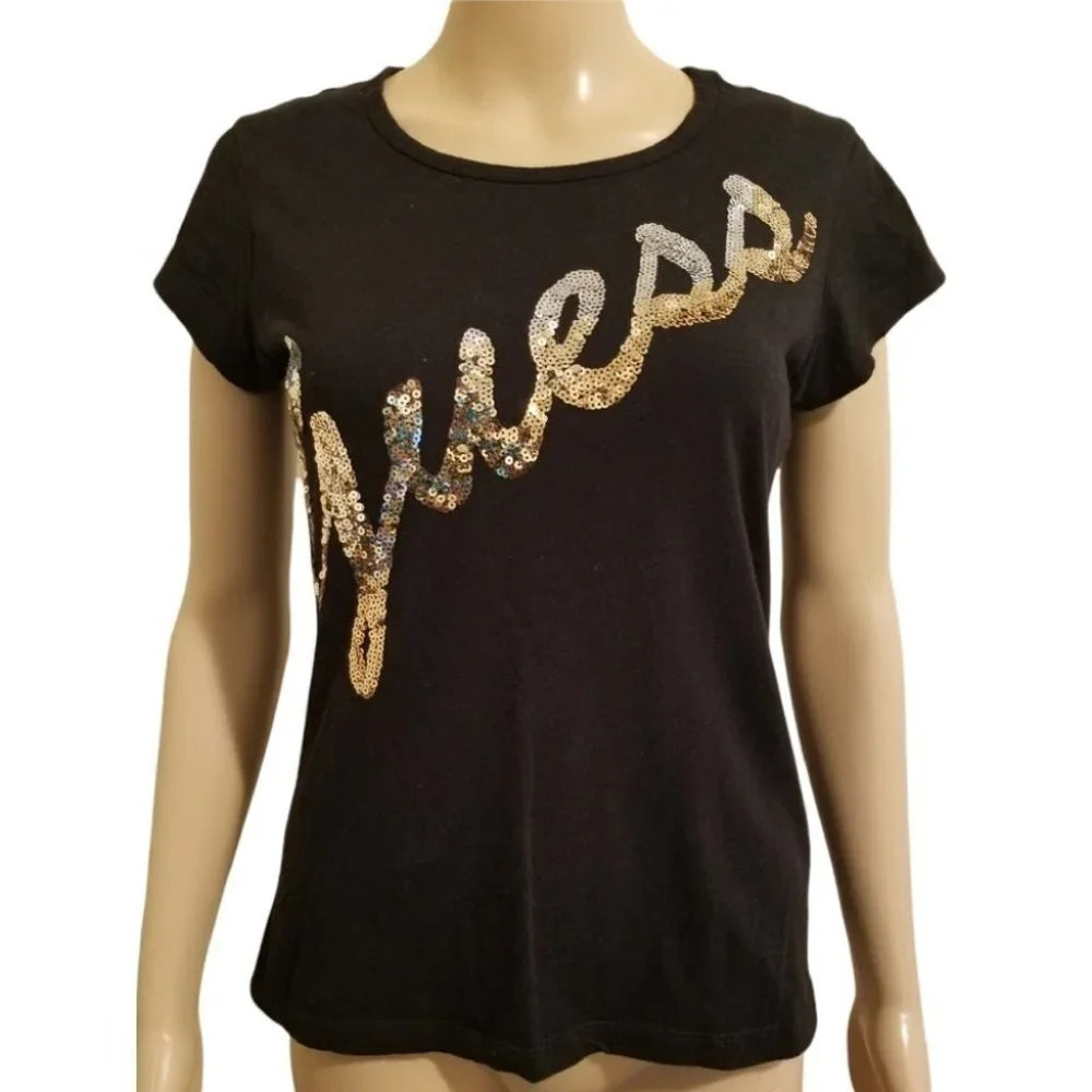 Sequin Tank Top by Guess